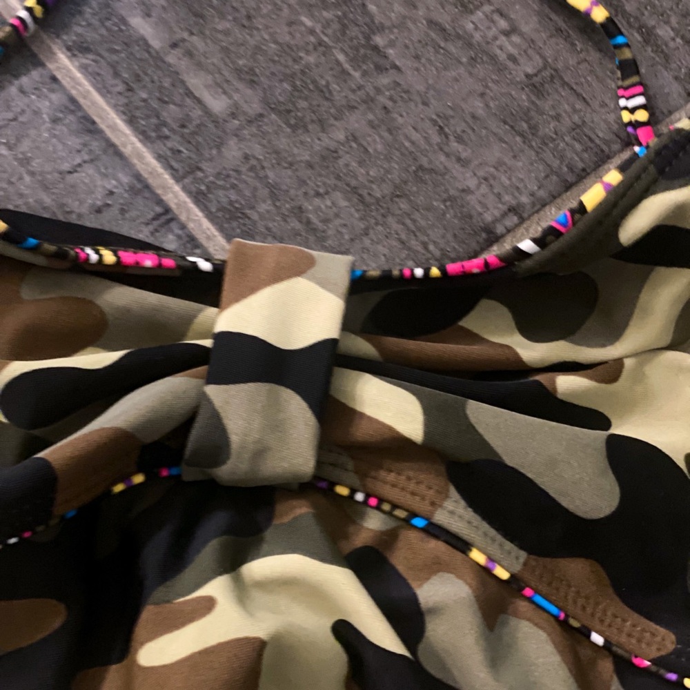 Op Camo One Piece Cutout Swimsuit Large 11/13 - Picture 4 of 7